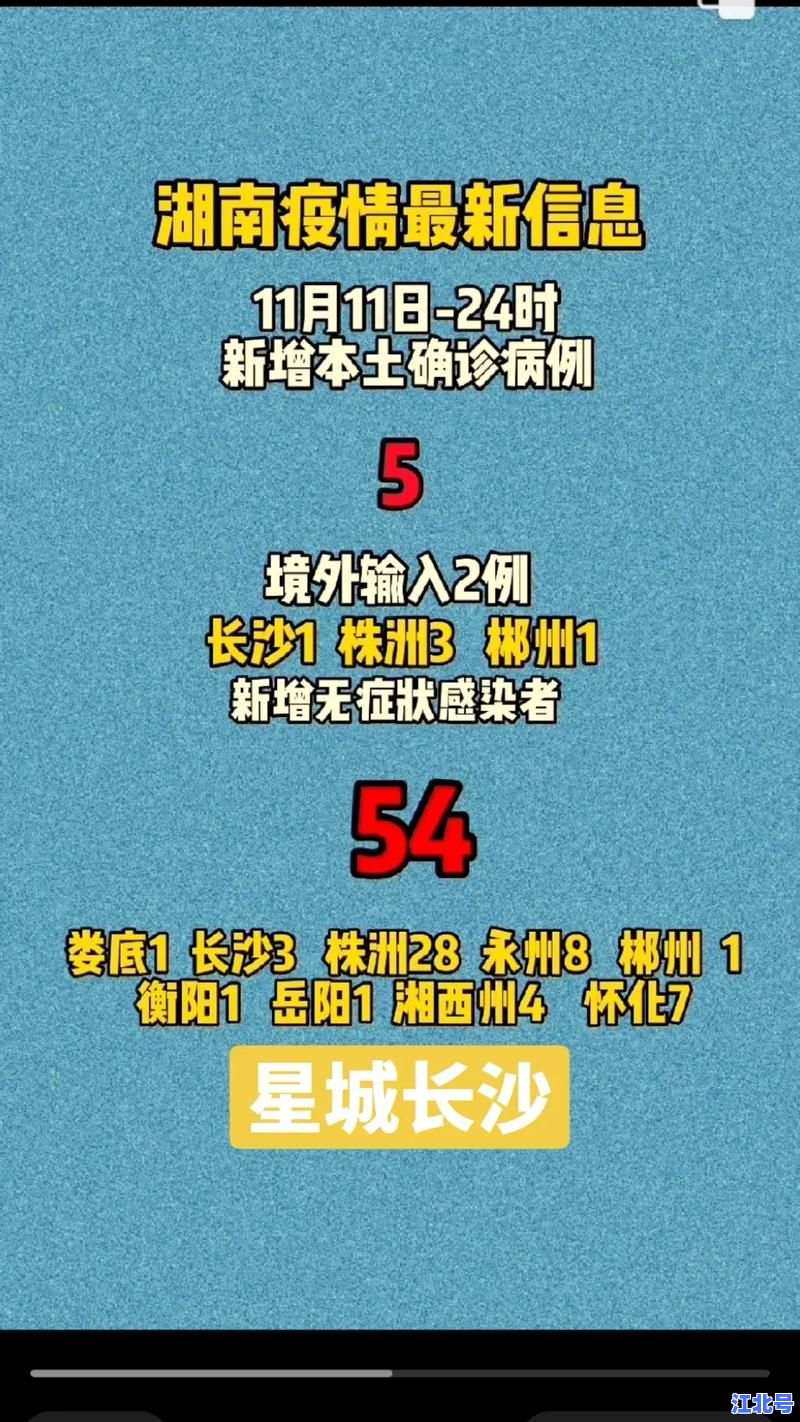 湖南省疫情最新新增人数今日通报：长沙怀化等市数据更新及防控政策速查